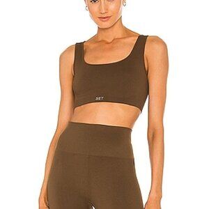 Set Active Box Cut Sports Bra